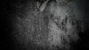 Dark scary background. Dark black concrete wall, scary halloween background cement texture photo