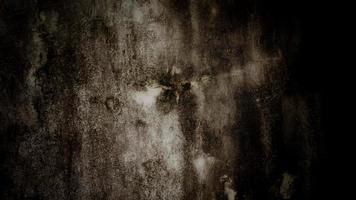 Dark scary background. Dark black concrete wall, scary halloween background cement texture photo