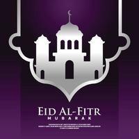 Eid Al Fitr Design Background For Greeting Moment