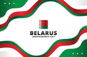 fondo de diseño del día de la independencia de bielorrusia para el momento internacional vector