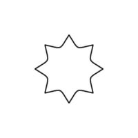 Stars, Night Thin Line Icon Vector Illustration Logo Template. Suitable For Many Purposes.