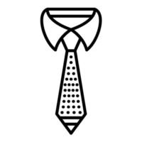 Tie Line Icon vector