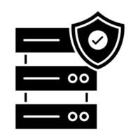 Antivirus Glyph Icon vector