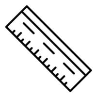 Ruler Line Icon vector