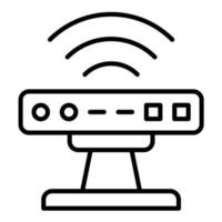 Kinect Line Icon vector