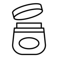 Moisturizer Line Icon vector