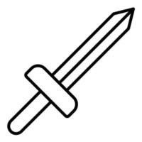 Swords Line Icon vector