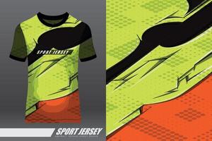 diseño deportivo de camiseta para carreras, jersey, ciclismo, fútbol, juegos, motocross vector