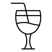 Drink Line Icon vector