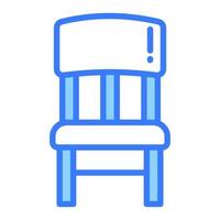 chair vector flat icon, school and education icon