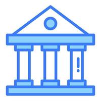 bank vector flat icon, school and education icon