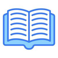 book vector flat icon, school and education icon