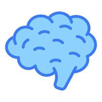 brain vector flat icon, school and education icon