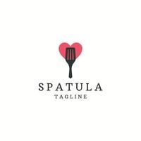 Spatula  logo icon design template flat vector