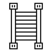 Ladder Line Icon vector