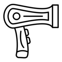 Hair Dryer Line Icon vector