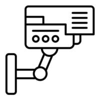 Cctv Line Icon vector