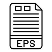 EPS Line Icon vector