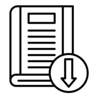 Download Book Line Icon vector