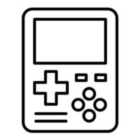 Console Line Icon vector