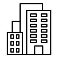 Cityscape Line Icon vector