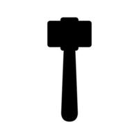 Hammer illustrated on a white background vector