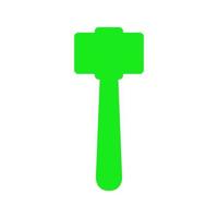 Hammer illustrated on a white background vector