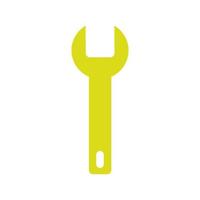 Wrench illustrated on white background vector