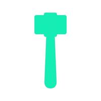 Hammer illustrated on a white background vector