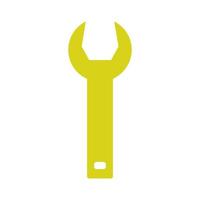 Wrench illustrated on white background vector