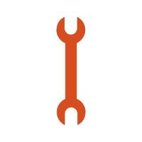 Wrench illustrated on white background vector