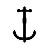 Anchor illustrated on white background vector