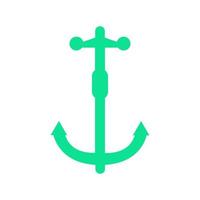 Anchor illustrated on white background vector