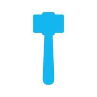 Hammer illustrated on a white background vector