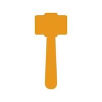 Hammer illustrated on a white background vector