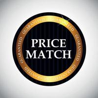 Price Match Label Vector Illustration