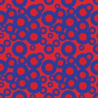 Seamless Pattern. Abstract Psychedelic Art Background. Vector Illustration.