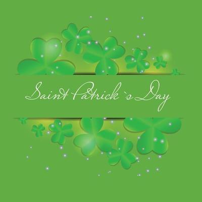 Saint Patricks day background vector illustration