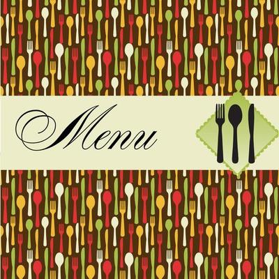 Restaurant menu template vector illustration