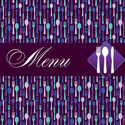 Restaurant menu template vector illustration