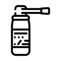 spray medicaments line icon vector illustration flat