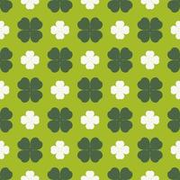 Clover seamless pattern vector