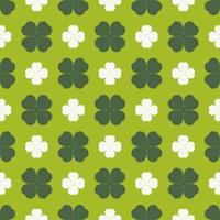 Clover seamless pattern vector