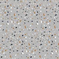 Seamless pattern in terrazzo style. Marble stone texture. vector