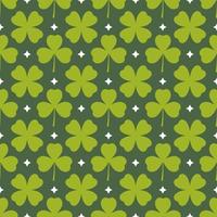 Clover seamless pattern vector