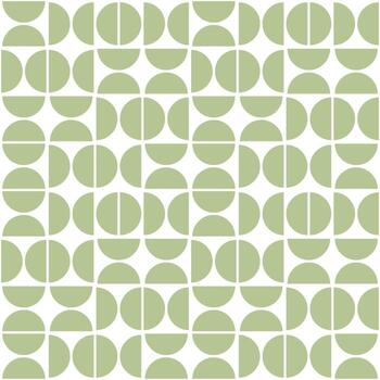 patrón geométrico transparente con semicírculos. vector