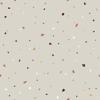 Abstract seamless pattern in terrazzo style. vector