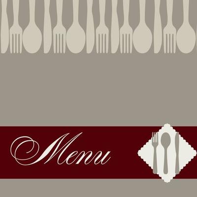 Restaurant menu template vector illustration