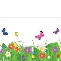 Natural floral background vector illustration