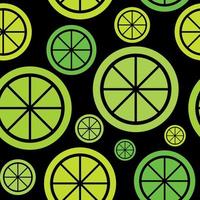 Lemon Fruit Abstract Seamless Pattern Background Vector Illustration